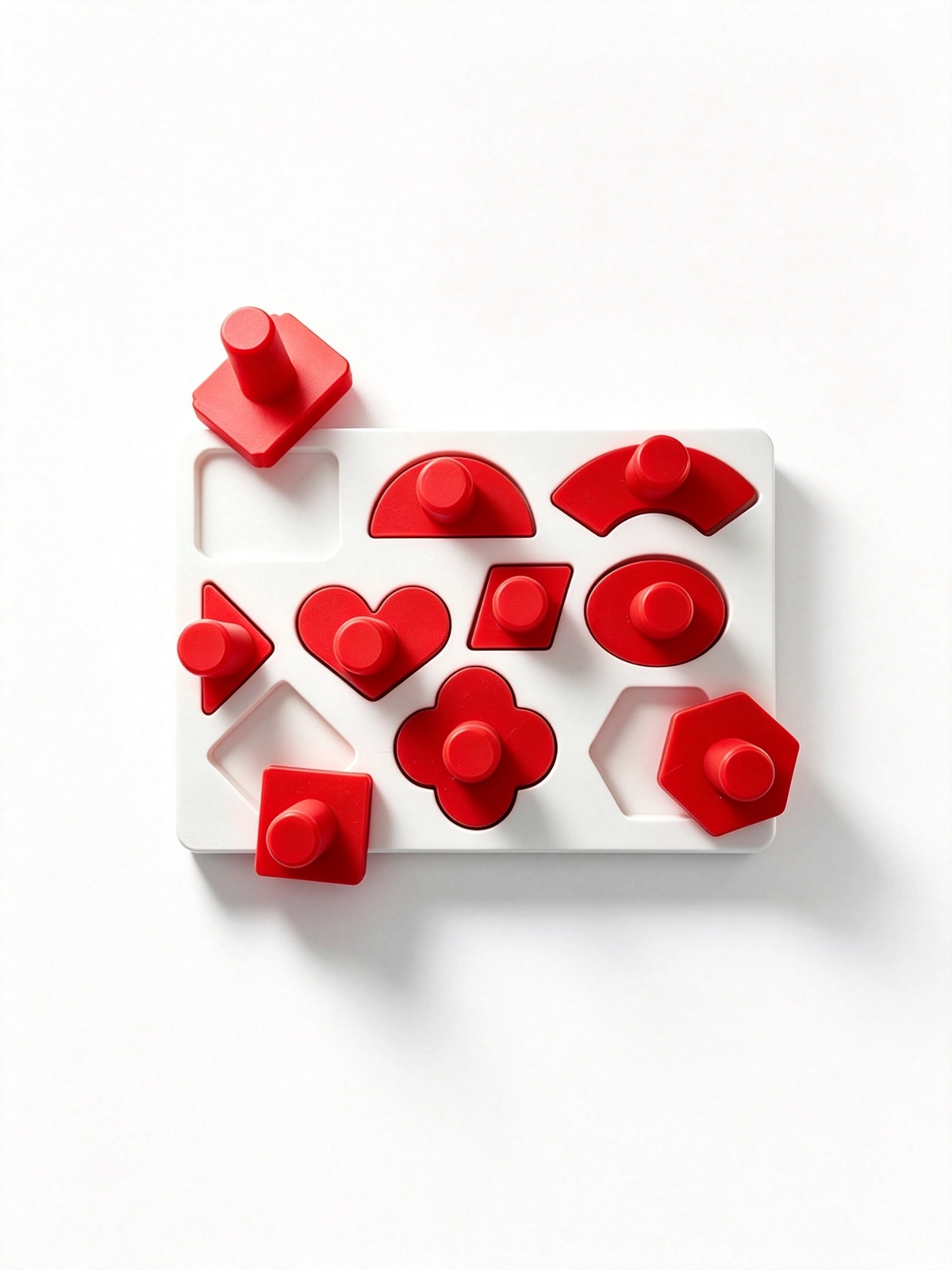 3D Printed Geometric Shape Matching Puzzle – Montessori-Inspired Learning Toy