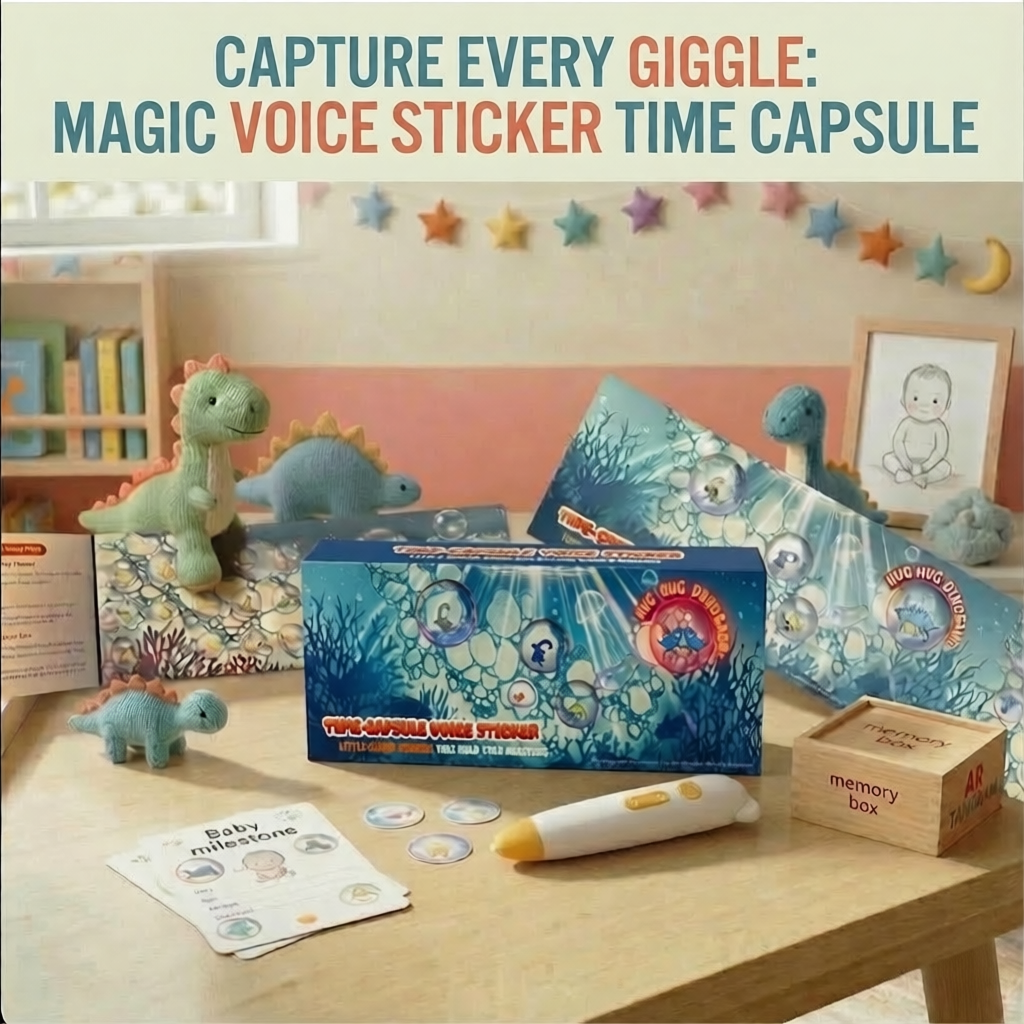 Time-Capsule Voice Sticker (Hug Hug Dinosaur Special Edition)