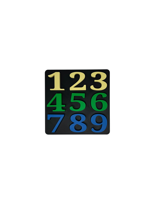 3D Printed Number Matching Puzzle (1–9) – Montessori-Inspired Learning Toy