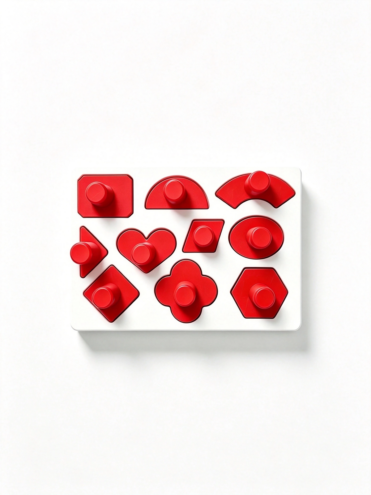 3D Printed Geometric Shape Matching Puzzle – Montessori-Inspired Learning Toy