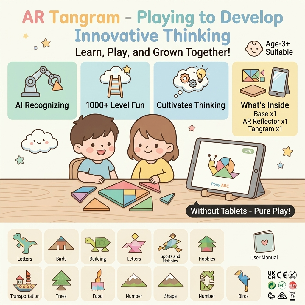 Pony ABC AR Magic Tangram: The Ultimate Smart Educational Toy