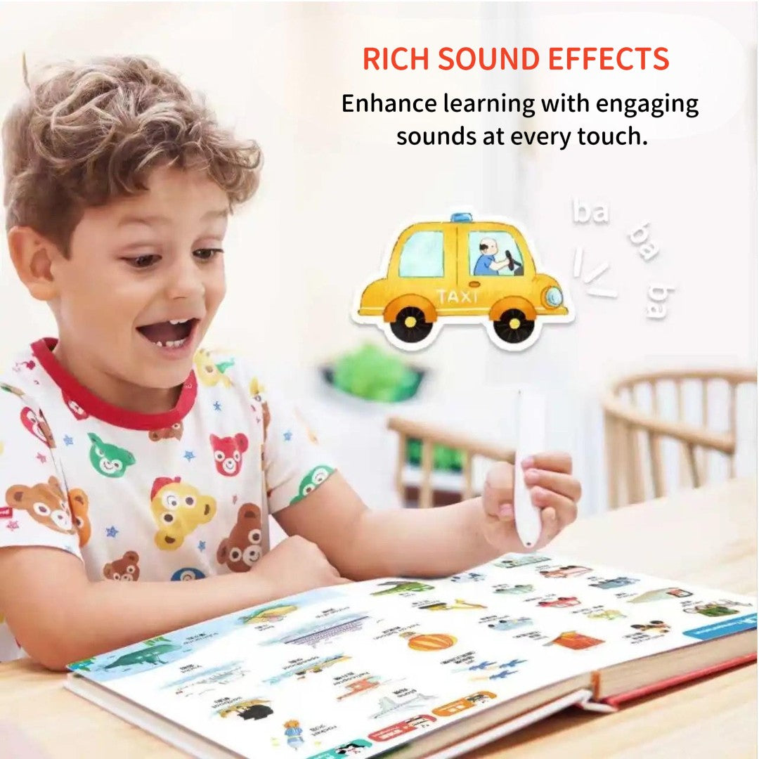 Trilingual Early Learning Encyclopedia & Smart Talking Pen Set | Cantonese, Mandarin, English | 5000+ Knowledge Points | Traditional Chinese Version