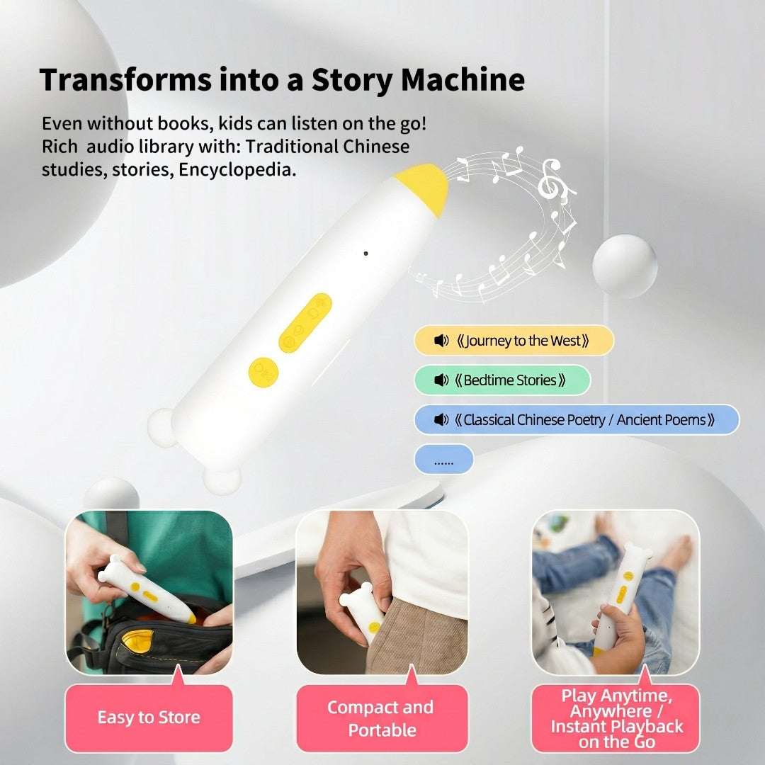 Trilingual Early Learning Encyclopedia & Smart Talking Pen Set | Cantonese, Mandarin, English | 5000+ Knowledge Points | Traditional Chinese Version